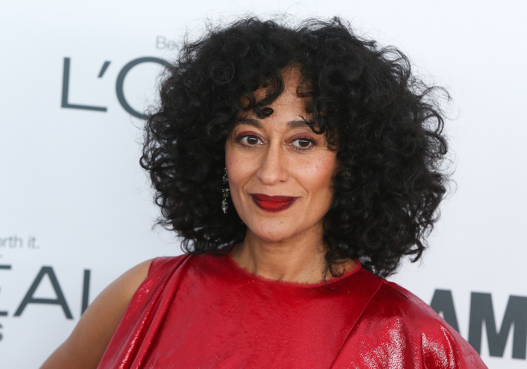 Tracee Ellis Ross Is Elegant in a Black Erdem Gown and Yellow Pointy Louboutins