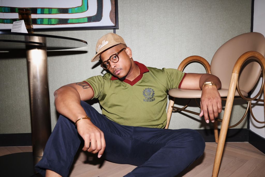 Brian Jordan Jr. posing for Sitch Magazine